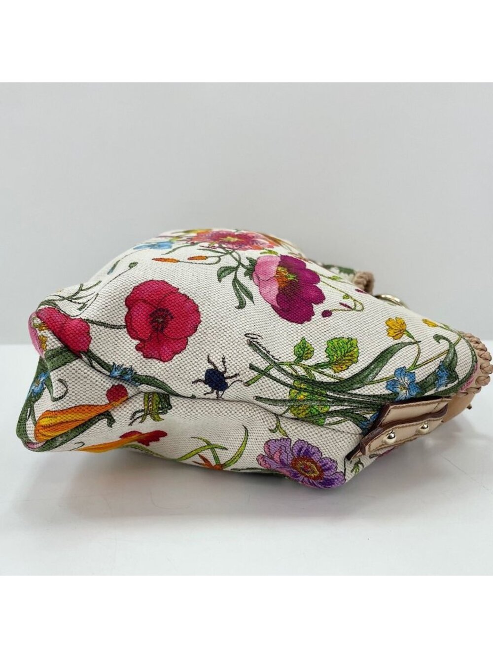 Gucci Handbag Canvas Floral - Picture 5 of 10